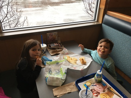 When daddys in charge - JJ and Culvers